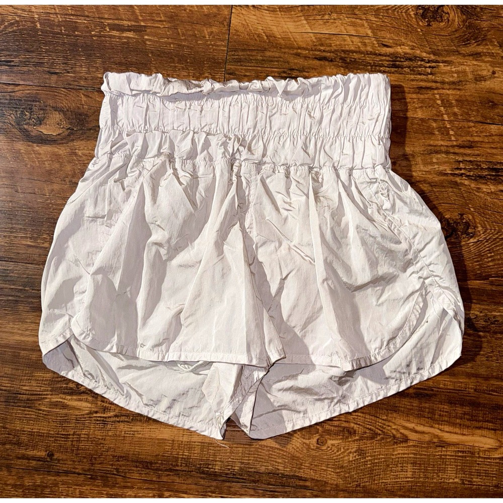 Free People Movement Women's Grey Athletic Elastic Waist High Rise Shorts Small